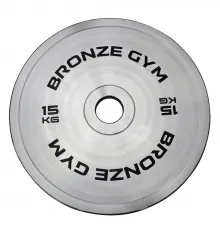 Диск олимпийский BRONZE GYM стальной 15 кг